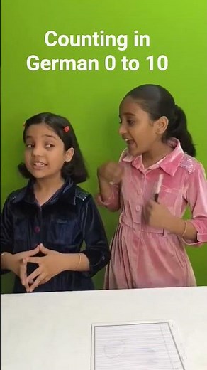 Learn to Count 0 to 10 in German 🇩🇪 | Peehu & Bhavika's German World