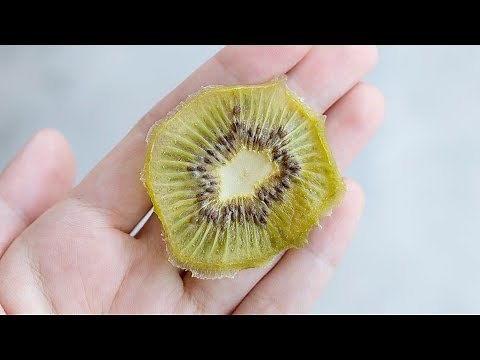 How to make Dried Kiwi - Easy Kiwi Chips Recipe