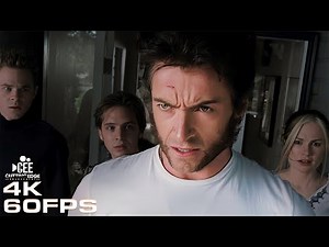 X-Men 2 X2 Pyro Burns Police Remastered By AI In 4K 60FPS Denoised Ultra HD