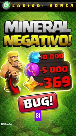 🚨 OFICIAL: ¡YA ACTIVO! MINERALES EN NEGATIVO por el BUG de VENGANZAS | Clash of Clans