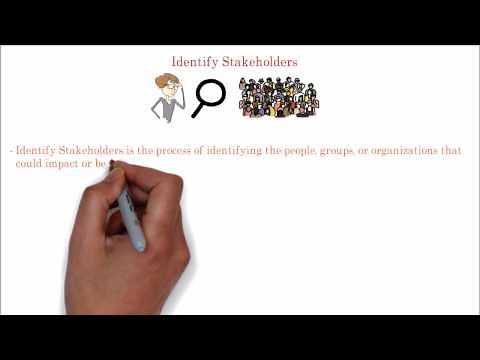 101. PMP | project identify stakeholders process overview