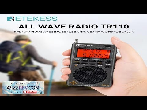 Retekess TR110 Radio FM Receiver Portable SSB Shortwave Radios AM FM