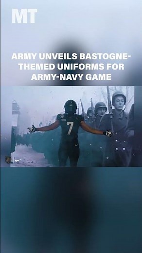 Army unveils Bastogne-themed uniforms for Army-Navy game