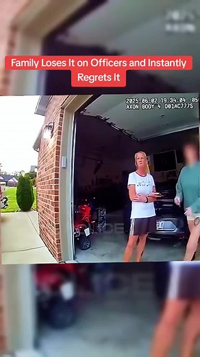 Family Loses It on Officers and Instantly Regrets It #cops #copsoftiktok