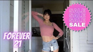 Forever 21 Try On Haul! There was a HUGE sale! - YTboob