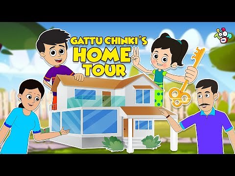 Gattu Chinki's Home Tour | Animated Stories | English Cartoon | Moral Stories | PunToon Kids
