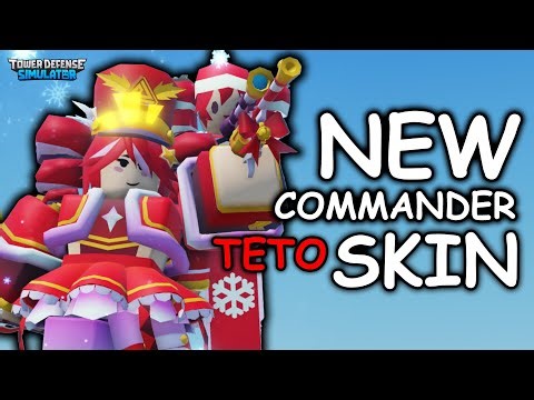NEW TETO COMMANDER SKIN SHOWCASE + VOICE LINES | TDS