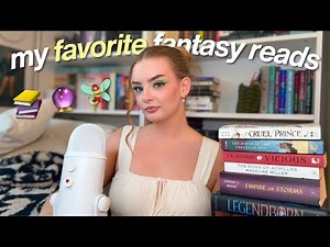 ASMR my favorite fantasy reads 📚🐉 close whispers, book tapping