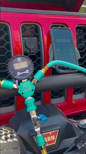 ARB Brushless Twin Compressor airing up four 40" Tires at ONCE! Speed Test