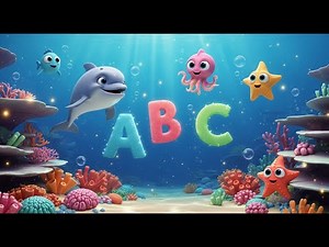 フレンドリーな海の動物たちとABC 🐠🌊 | 幼児向けアルファベット学習 | 子供向け英語動画