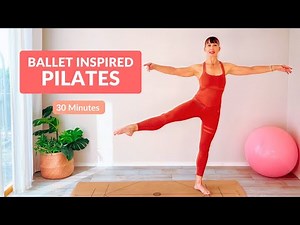Pilates Barre Workout | No Equipment | 30 Minute Standing Pilates and Ballet Inspired Routine