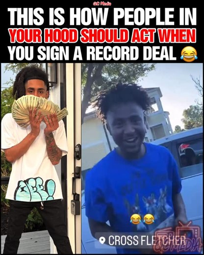 QC Media on Instagram: "This the kind of love you NEED from ya section! Bro was overly excited when @dolo.hk and the NHC crew told him they signed a record deal 💯😂. What label should drop a bag on ‘em in 2026?"