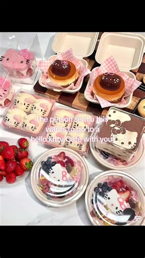 Visit the Hello Kitty Café with Friends