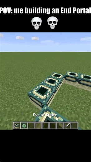 POV: me building an ender portal💀💀