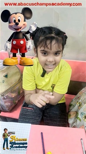 Little Micky mouse, Devika | Best Abacus Classes India #abacusclasses #abacusmath #abacus