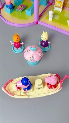 Satisfying with Unboxing & Review Peppa Pig Boat Playset #asmr #unboxing #peppapig #toyhouse