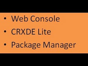 6. AEM developer tools