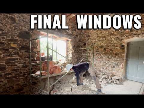 (#79) Final Windows Work, Walls & RAIN