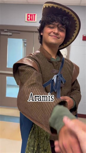 The company of Three Musketeers is signing off as our last preformance ends! #theatre #rousetheatre #art #fun #play #Musketeers #🎭 #Aramis #swordfight #rouse #Porthos