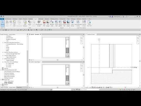 REVIT 2022 ARCHITECTURE LESSON 32: CREATE SHEETS