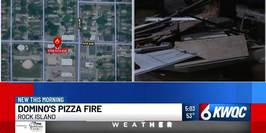 Crews respond to Rock Island Domino’s Pizza location for report of fire