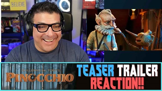 Guillermo del Toro's Pinocchio | Teaser trailer reaction | Netflix