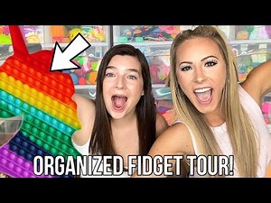 ORGANIZED FIDGET COLLECTION TOUR WITH MRS. BENCH! 😱😍 *HIGHLY SATISFYING*