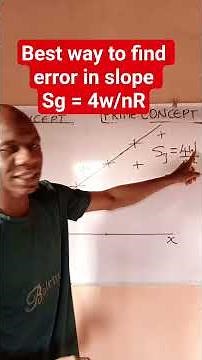 Error in Slope Made Easy 🔥 | Practical Physics Formula Explained