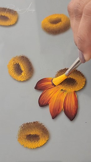 2M views · 36K reactions | How To PAINT Stunning Sunflowers #painting #paintingflowers #paintingideas #paintingclass | Colors N Shades-The magical Rendering | Facebook