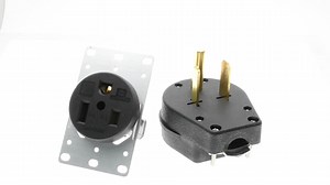 NEMA 6-50P & NEMA 6-50R插头电气，50安培250伏，2极-3线接地，重型工业级电源插座