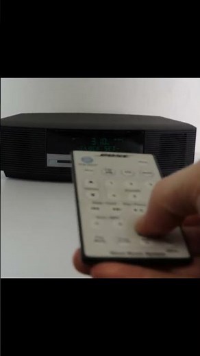 Adjusting the clock on a Bose Wave radio