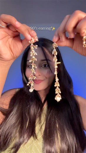 90’s Earring finds✨#goesviral #ashortaday #trending #viralvideo #viral #meesho #fashion #shorts #yt