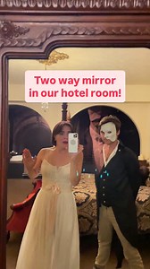 9.4K views · 230 reactions | Surprise, this Phantom of the Opera themed room had a two-way mirror with the Angel of Music watching us the whole time  Lions Gate Manor in Lava Hot Springs Idaho - the location just closed last year, someone please recreate this one and invite us over! #themehotel #phantomoftheopera #spookyseason #uniquehotel | A Pretty Cool Hotel Tour | Facebook