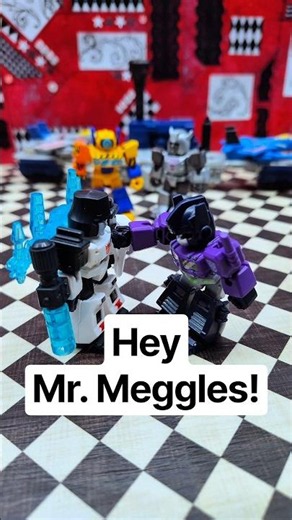 Optimus Prime bullies Megatron INSTANT KARMA stop motion TRANSFORMERS shattered glass