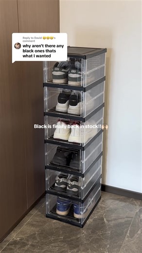 Shoe Organization Solutions: Black Stock Now Available!