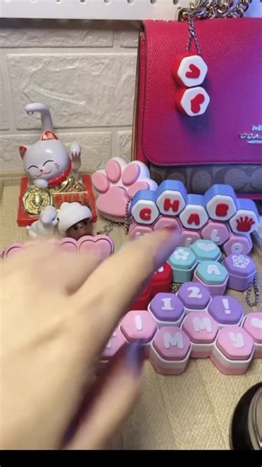 Personalized 3D Letter KeyClick Namechain | Customizable Name Chain | Custom Letter Keychain | Satisfying Click Desk Toy | Personalized Keychain Gift | Customizable Letter KeyClick Namechain