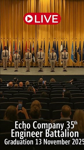 Echo Company 35th Engineer Battalion Graduation Ceremony | 13 November 2025 | U.S. Army Training