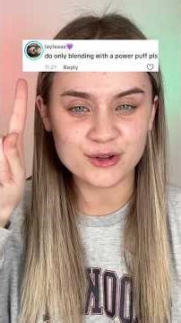GRWM ONLY USING A POWDER PUFF MAKEUP CHALLENGE NATALIE JADE