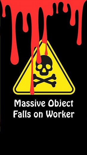 Worker Hit by Massive Falling Object 💥 Real Footage