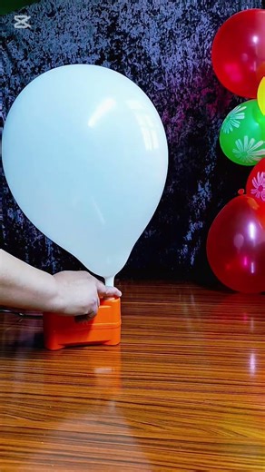 White Balloon Inflation ASMR ⚡🎈
