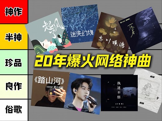 八首歌带你回到20年的夏天，20年爆火的网络神曲排行