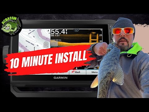 10 Minute Installation Garmin Echo Map 93SV UHD | Bass Tracker Classic XL Console #Garmin #Tracker