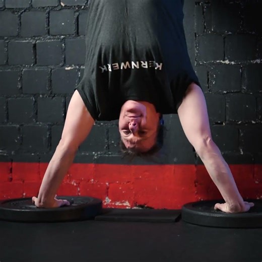 Kipping Deficit HSPU (Handstand Push Up)