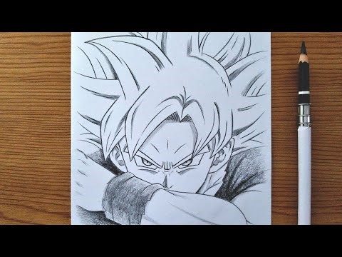 How To Draw Goku Power Stance || Dragon Ball Pencil Drawing Tutorial
