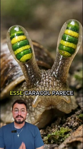 Existe um parasita que invade o corpo de um caracol e transforma seus tentáculos em estruturas pulsantes que parecem lagartas. O objetivo é atrair pássaros para completar o ciclo de vida do parasita. #biologia #ciencia #parasita #natureza #curiosidades
