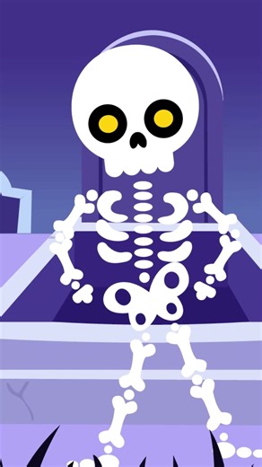 Get Ready To Dance With Skeletons 💀🕺 | Halloween Song For Toddlers | #skeletondance #kidssong