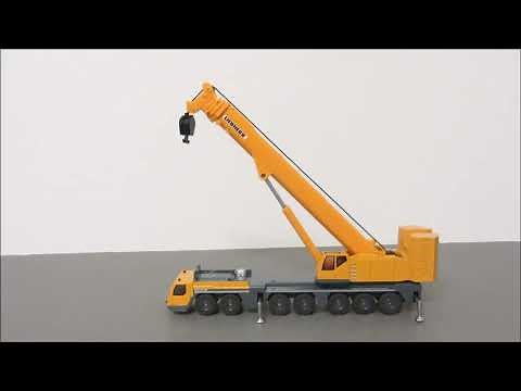Siku 1886 1/87 HO Scale Diecast Liebherr Mobile Crane with Telescopic Crane and working parts