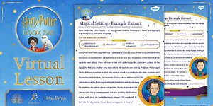 Harry Potter Virtual Lesson: Magical Settings Example Extract