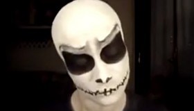 Scary Halloween Makeup - Jack Skeleton