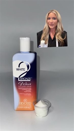 5.4K views · 68 reactions | Your ticket to a spa-worthy glow  White 2 Bronze Wave blends skincare + tanning for the perfect mix of hydration, toning, and rich color. | Devoted Creations | Facebook